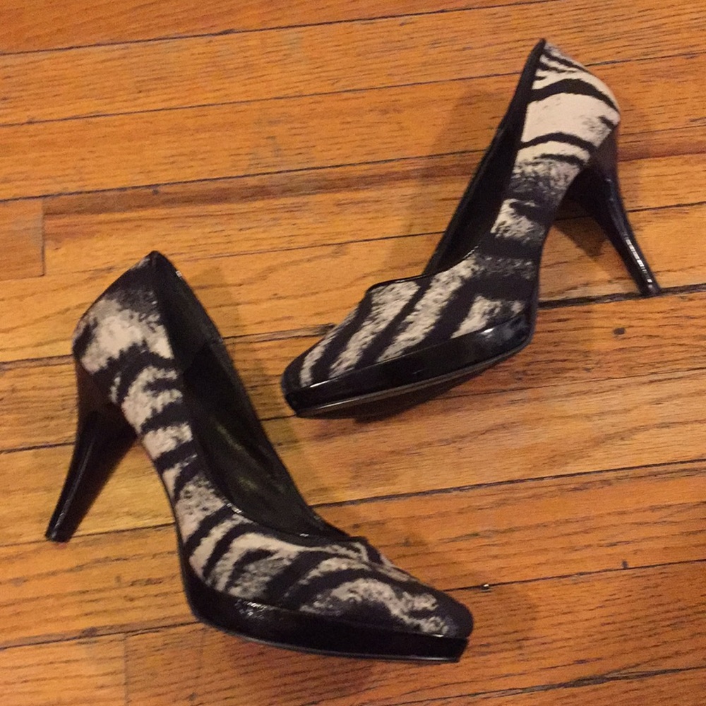 Nine West Zebra Print heels